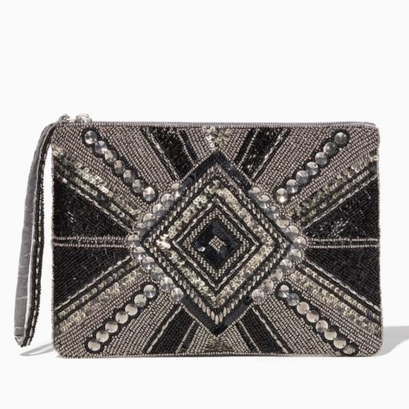 Charming Charlie Handbags - 🔴3/$10 CHARMING CHARLIE Beaded Sequin Clutch Bag